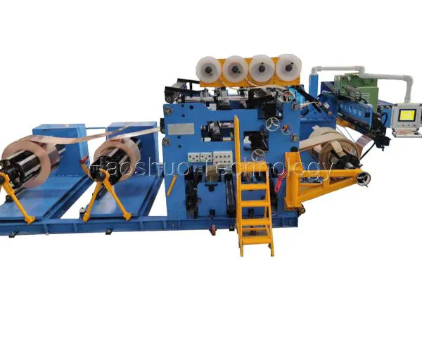 Low Voltage Transformer Double Layer Foil Winding Machine