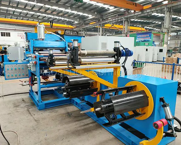 Two Chucks Reactor Double Layer Foil Winding Machine with Electric Antitension