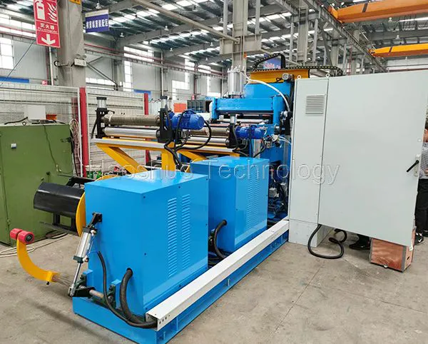 Two Chucks Reactor Double Layer Foil Winding Machine with Electric Antitension