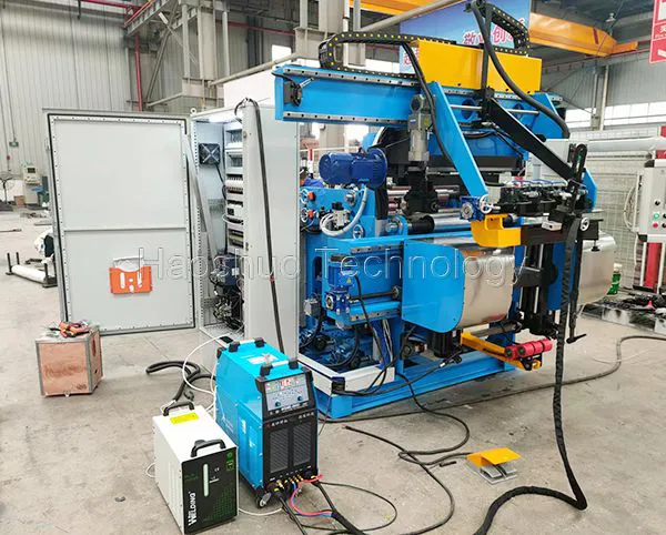 Two Chucks Reactor Double Layer Foil Winding Machine with Electric Antitension
