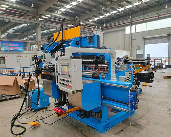 Two Chucks Reactor Double Layer Foil Winding Machine with Electric Antitension